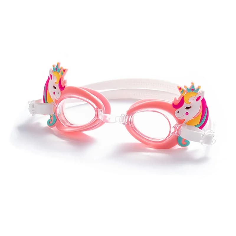Lunettes de natation enfants licorne colorées anti-buée réglables étanches piscine