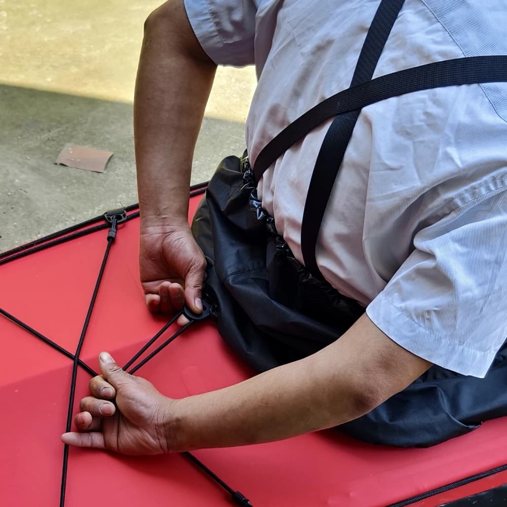 Jupe de kayak ajustable et étanche - Couverture anti-éclaboussures universelle pour canoë et kayak