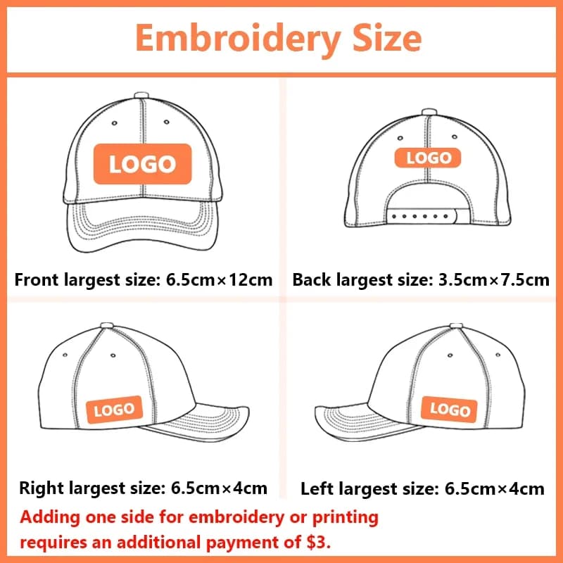 Casquette camouflage broderie DIY pêche - Chapeau personnalisable gros pour pêche