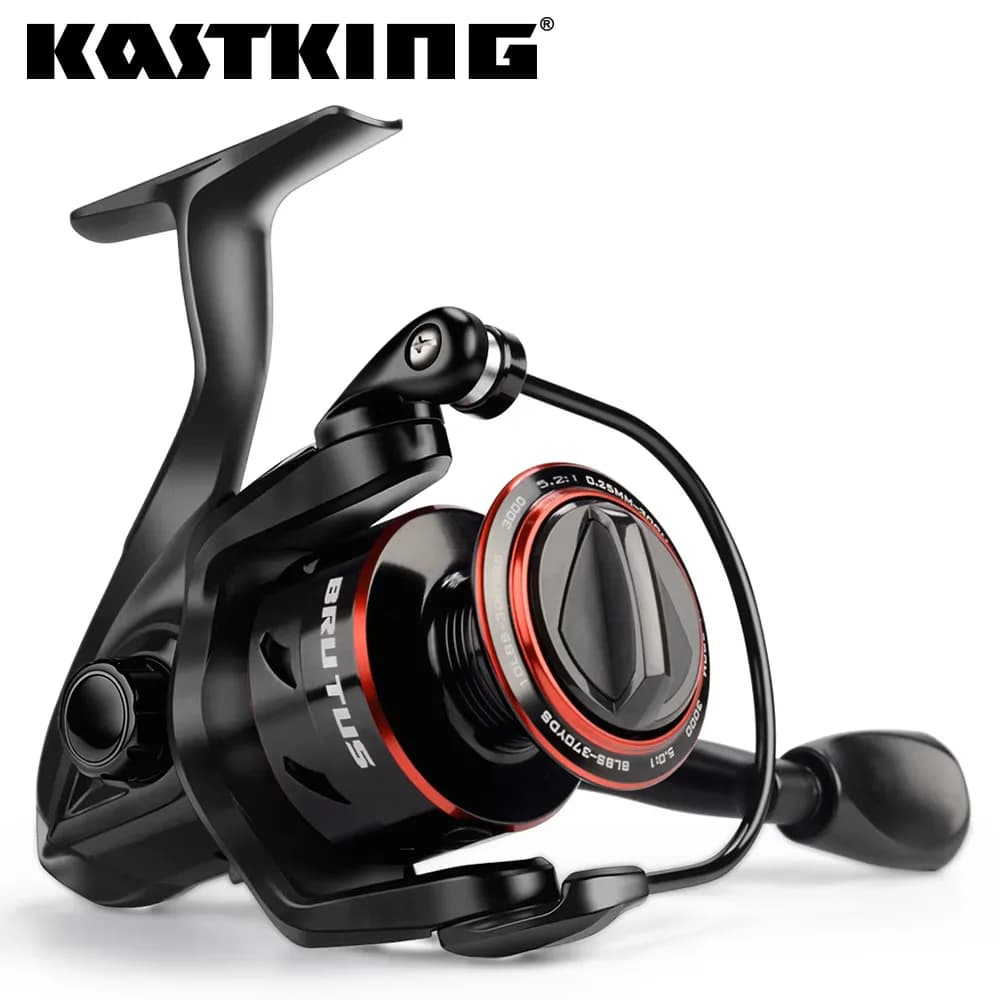 Moulinet KastKing Brutus super léger spinning drague 8kg ratio 5.2:1 pour pêche carpe eau douce précise