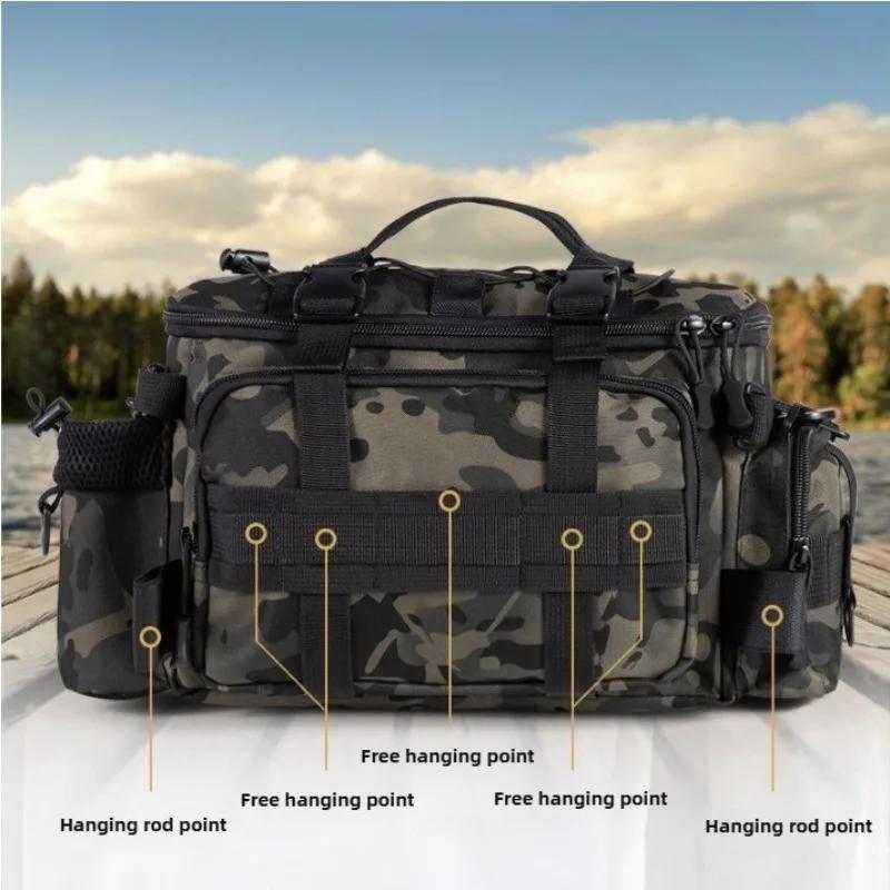 Sac à dos camouflage pêche homme - Rucksack multifonction loisirs extérieur maritime