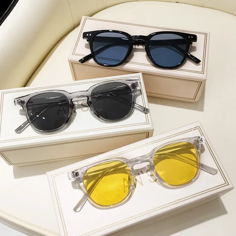 Lunettes de soleil vintage carrées luxe pour pêche - Hommes et femmes élégants