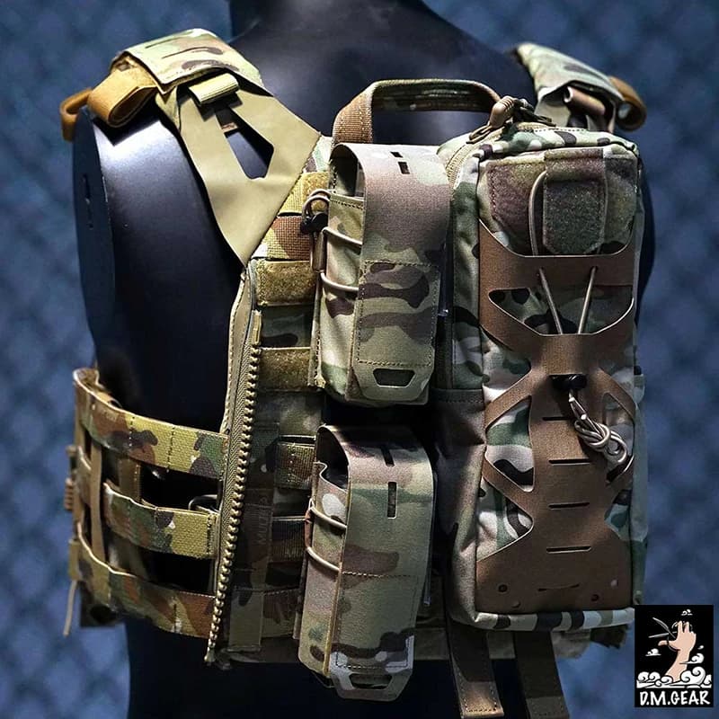 Poche tactique grenade fumigène leurre pêche MOLLE rangement accessoires équipement airsoft