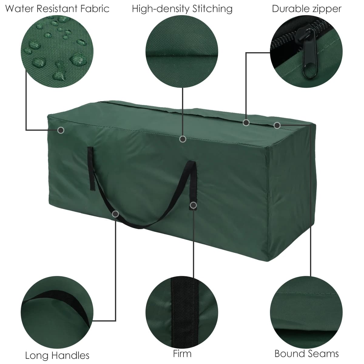 Sac de rangement coussin grande capacité - Housse protection meubles jardin étanche poussière arbre Noël