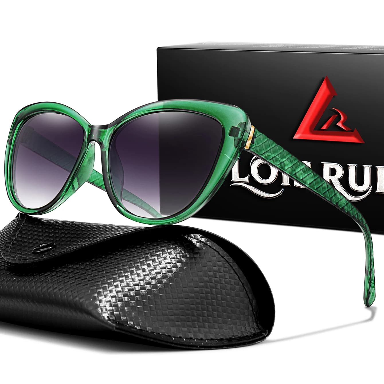 Lunettes de pêche vintage homme femme rétro rondes protection UV sport extérieur randonnée avec étui