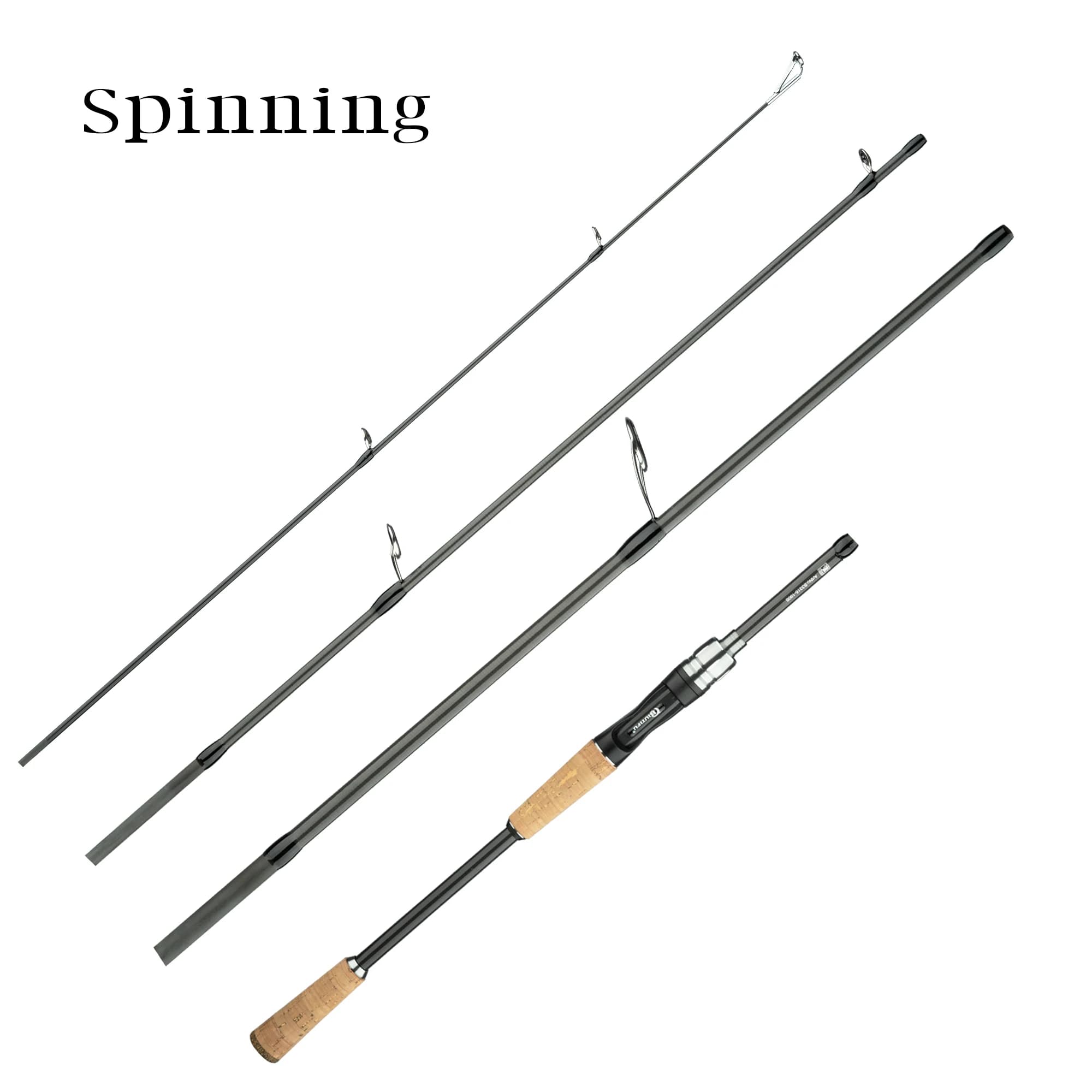 Canne spinning/casting carbone BIUTIFU 5-35g Fast - Ultralight pour truite et leurres légers
