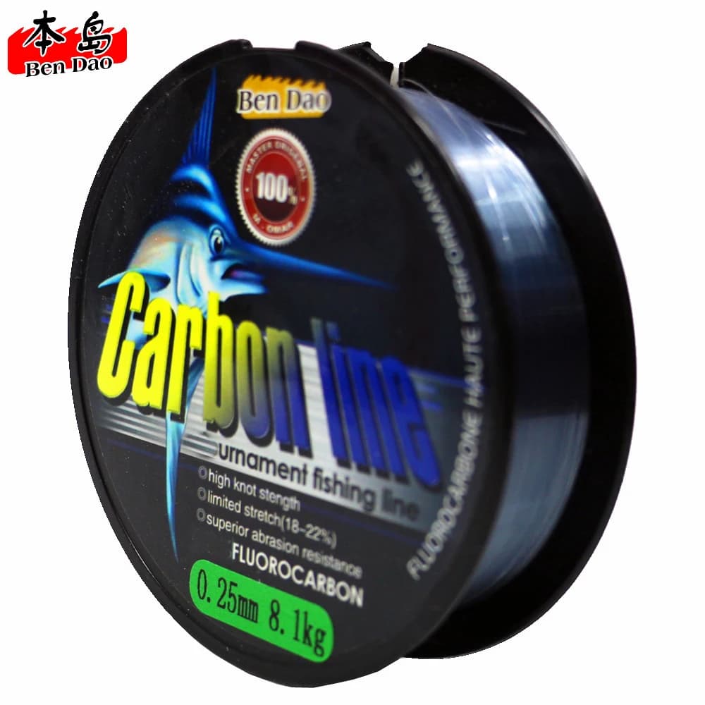 Ligne de pêche fluorocarbone japonaise 0.12 à 0.48mm, bas de ligne mer haute discrétion pour pêche aux leurres