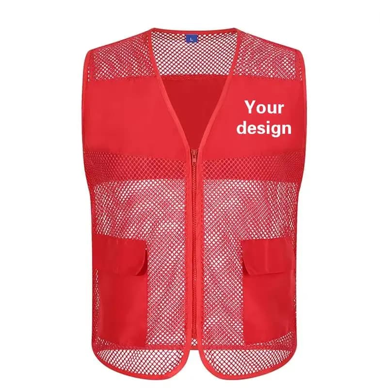 Veste sans manches homme pêche 2023 multi-poches mesh respirant pour été extérieur
