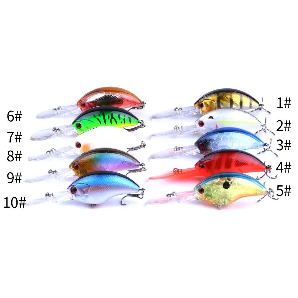 Leurre crankbait HENGJIA 13g/9cm - Leurre dur minnow grande langue pour bar et brochet