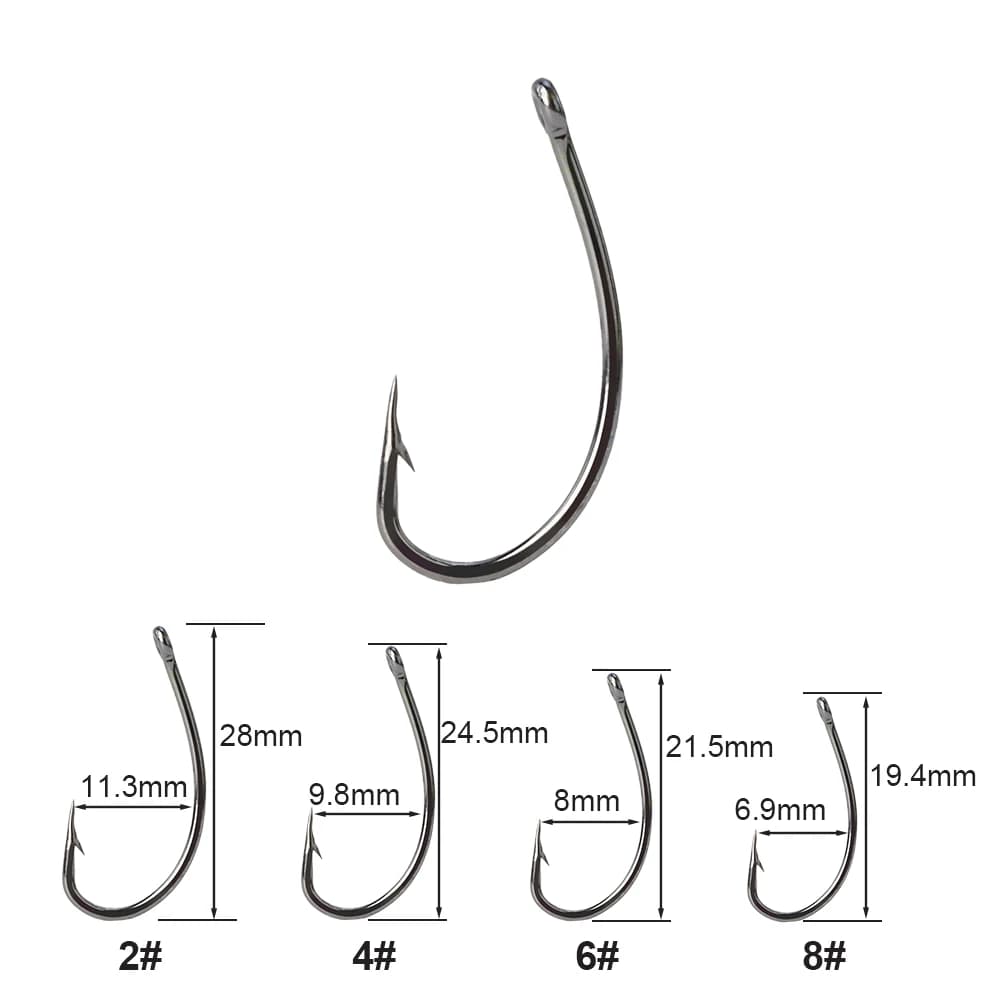Kit de montages Hair Rig prêts à pêcher Hirisi, 6 hameçons pour carpe et boilies avec ligne