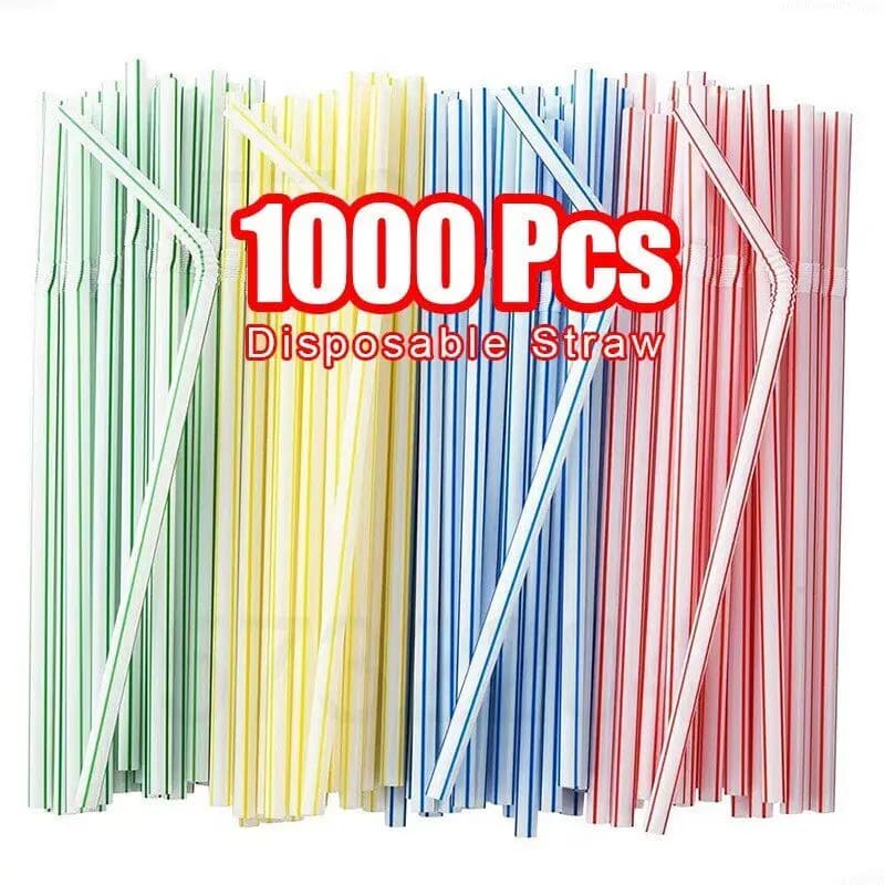 Pailles colorées et noires 50-1000 pièces pêche nœuds mariage fournitures cuisine