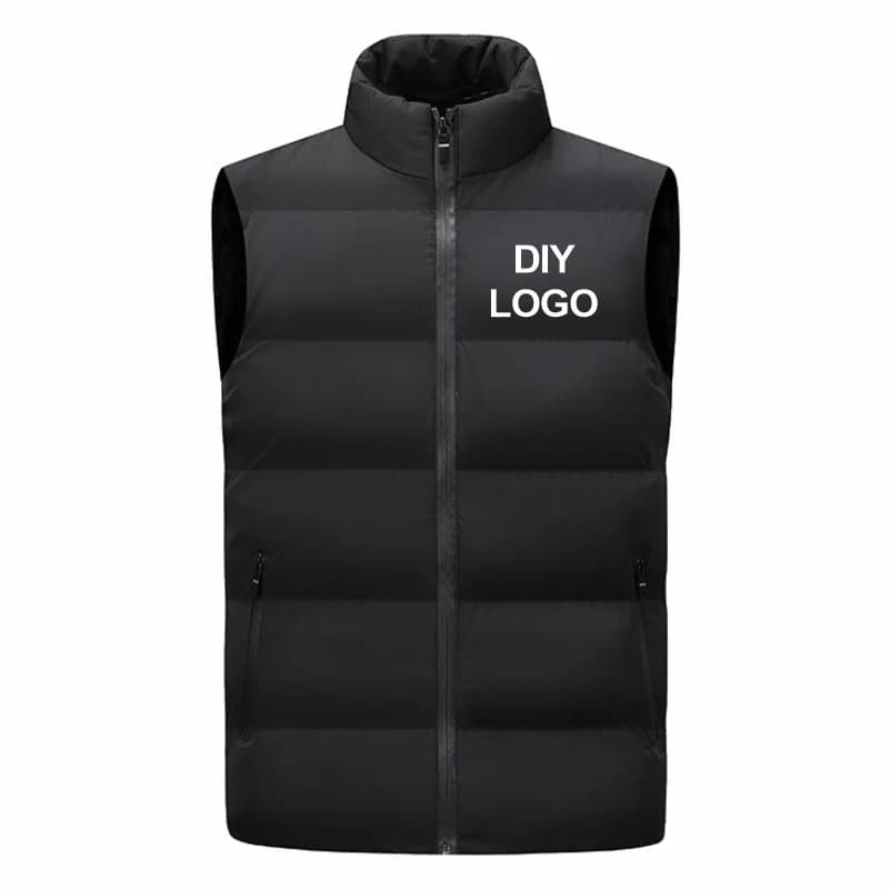 Veste polaire sans manches personnalisable logo entreprise pour pêche hiver coupe-vent chaude