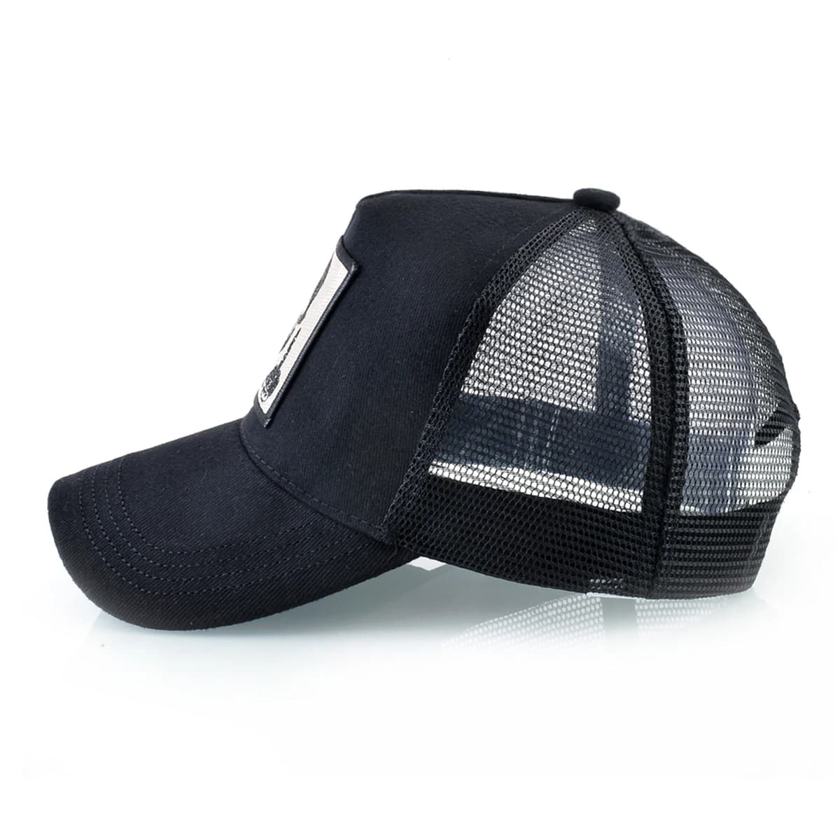 Casquette trucker aigle brodé pêche - Patch eagle quatre saisons pêcheur sportif casual