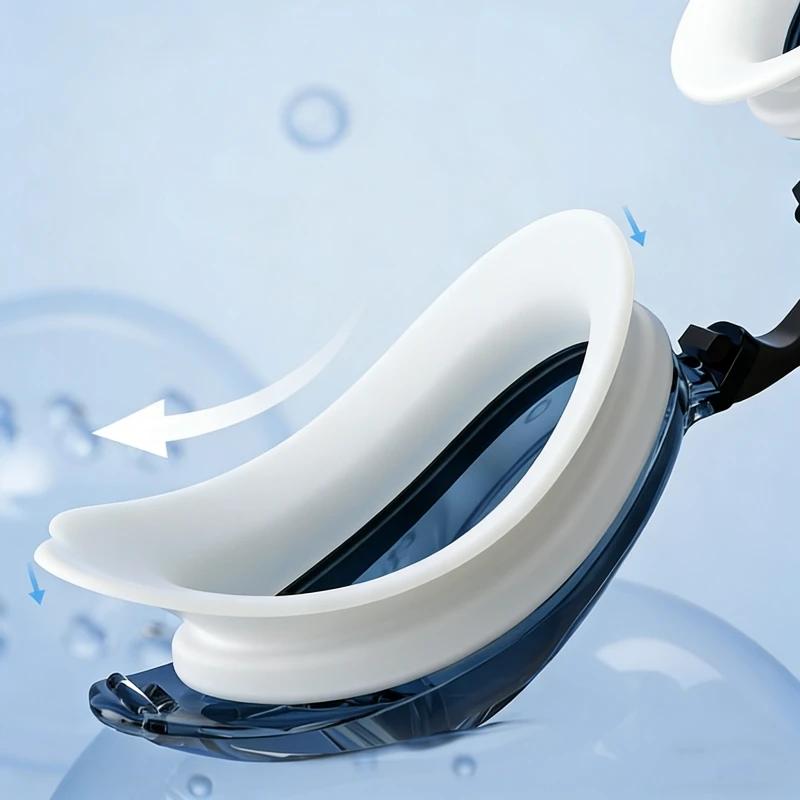 Lunettes de natation adulte vision HD étanches anti-buée unisexe pour natation loisir et entraînement