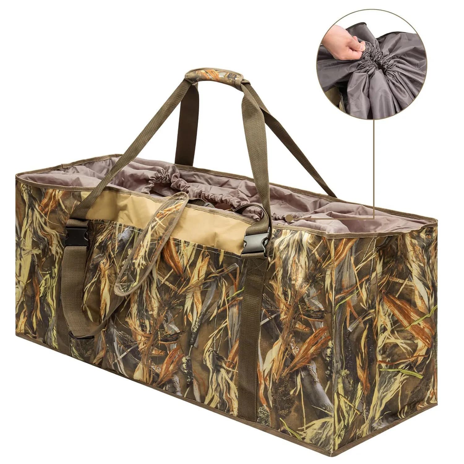 Sac à dos de stockage pour leurres de canard 12 emplacements - Sac de chasse transportable à main ou épaules