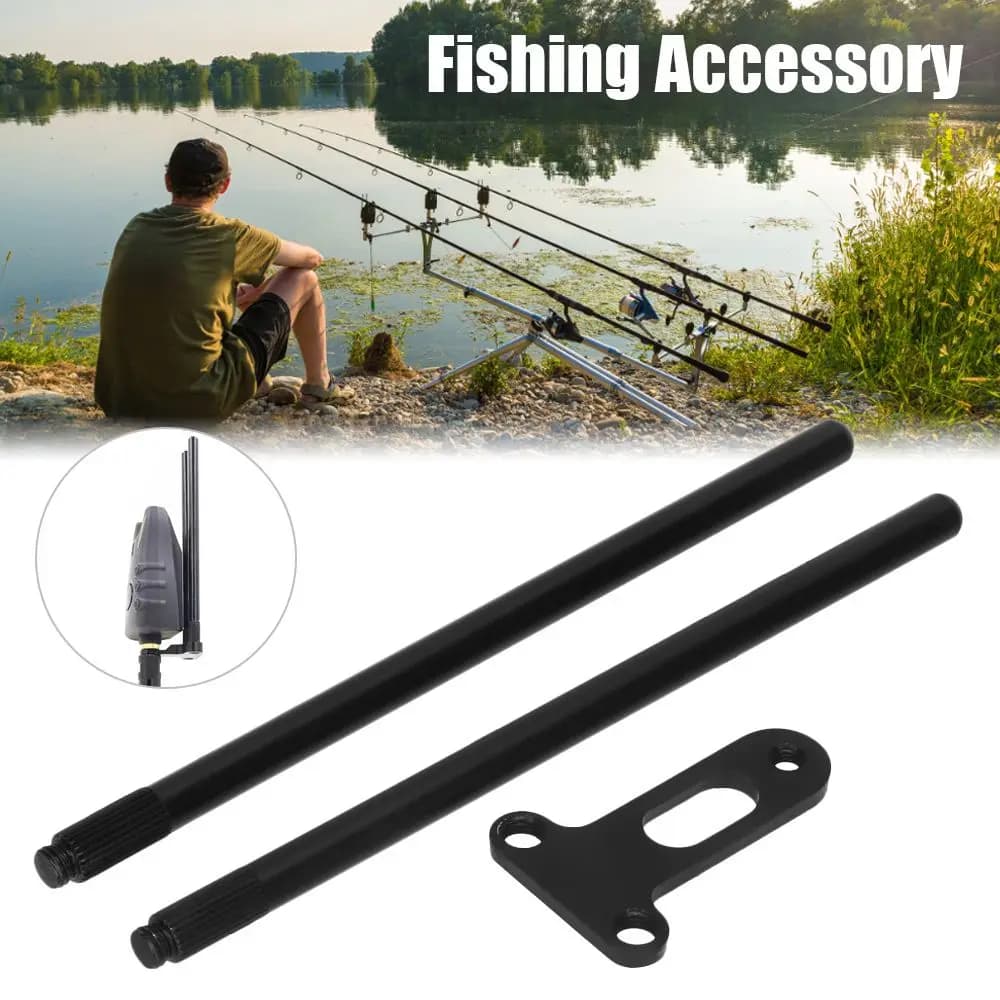 Bâtons Anti-Vent 13-16cm Alliage Aluminium pour Alarme Pêche Carpe Accessoire Stabilité Support