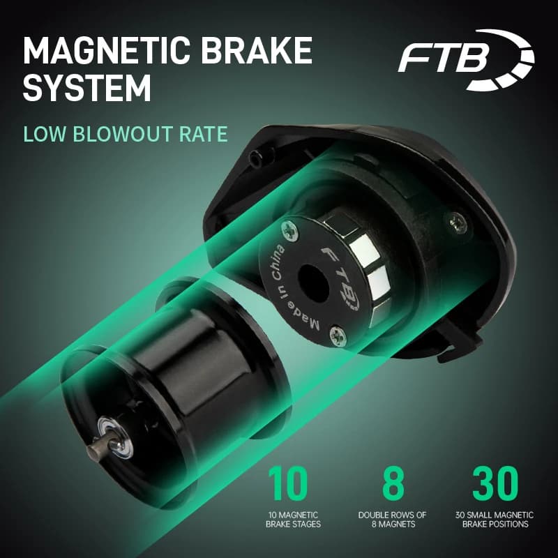 Moulinet baitcasting ultra-léger CEMREO 118g corps carbone, frein magnétique 4kg pour pêche fine des carnassiers