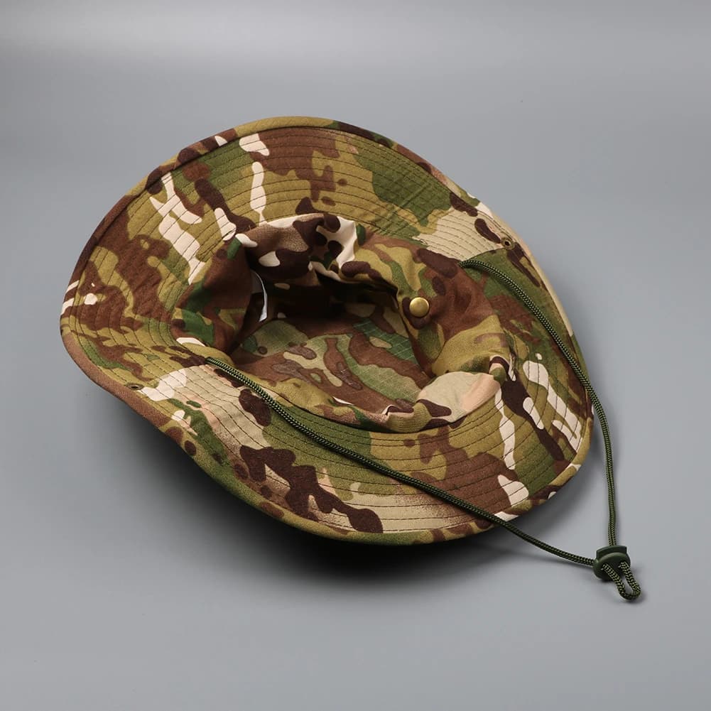 Casquette camouflage tactique pêche 59cm - Protection solaire idéale randonnée chasse