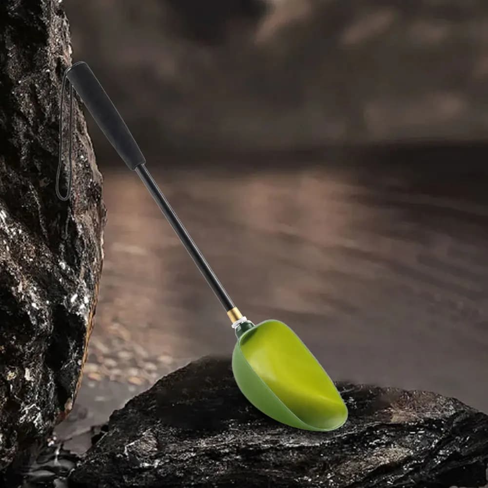 Cuillère lance-appâts détachable pour pêche carpe - distribution précise de bouillettes et particules