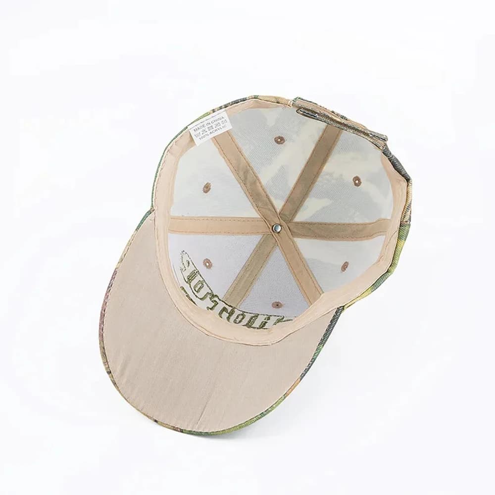 Casquette camouflage bec de canard adulte - Broderie tendance grande taille - Hommes femmes pêche