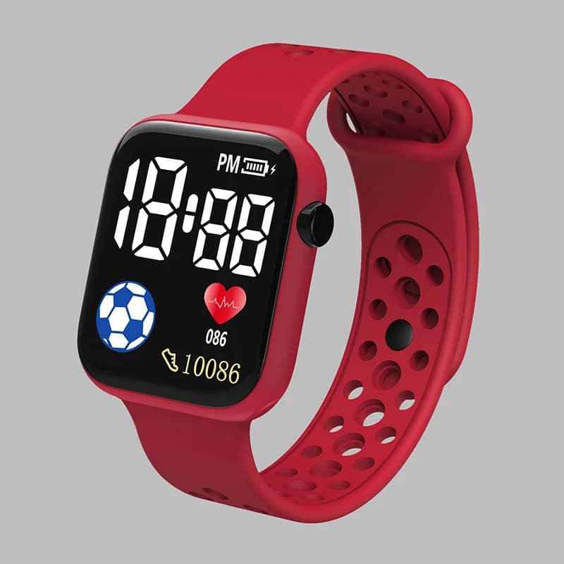 Montre numérique LED enfants 2026 étanche sport silicone garçons filles - Reloj électronique casual