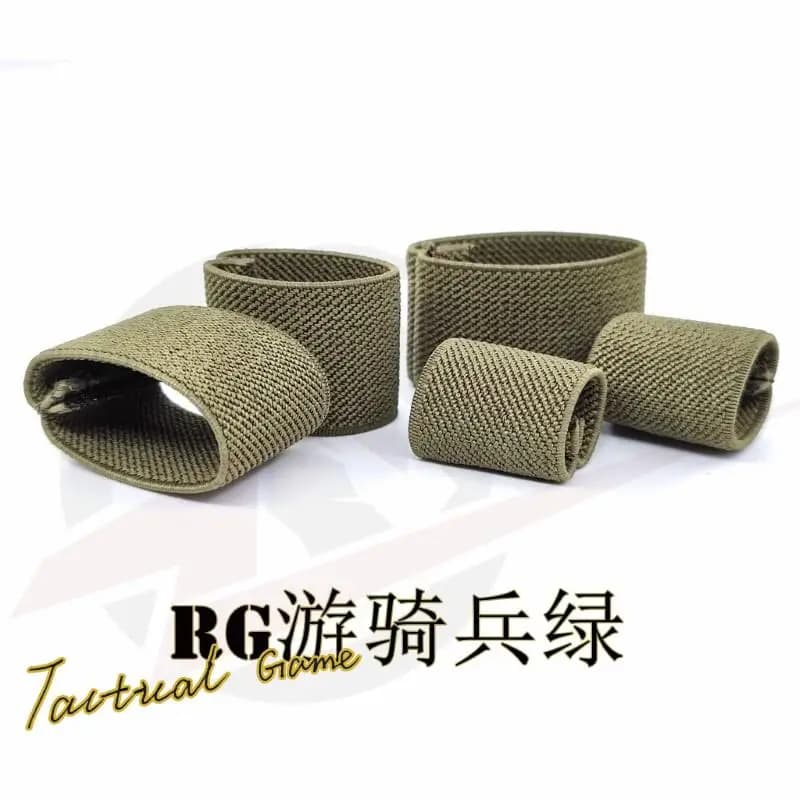 5 fixations élastiques tactiques pour ceinture de pêche - 20MM à 50MM pour équipement de pêche