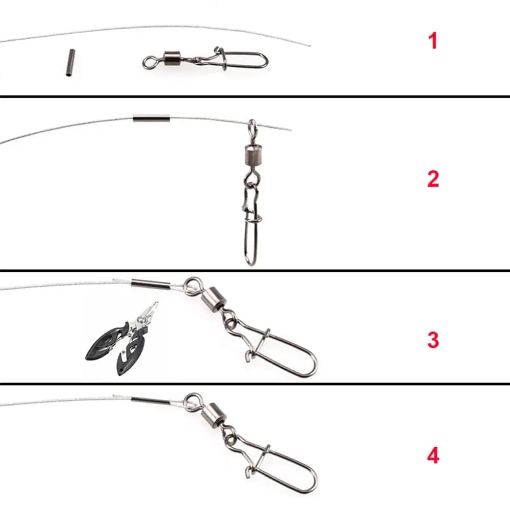 100 manchons sertissage cuivre aluminium pêche - Tubes de ligne 1.0-2.8mm pour accessoires pêche mer