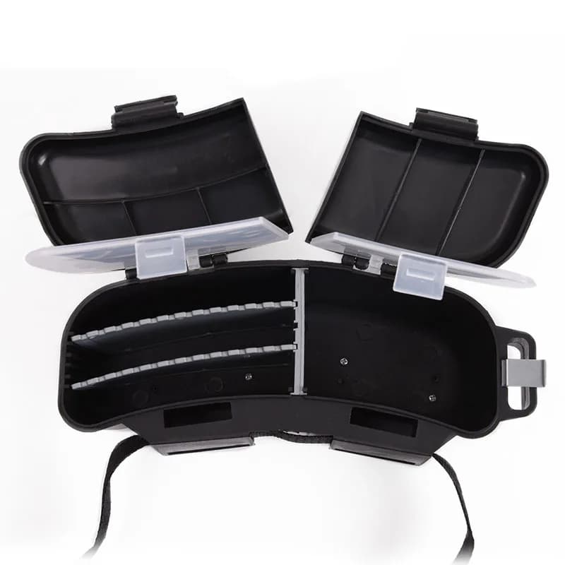 Boîte à pêche portable ceinture pour carpes avec rangement leurres étanche - Accessoires pêche organisateur