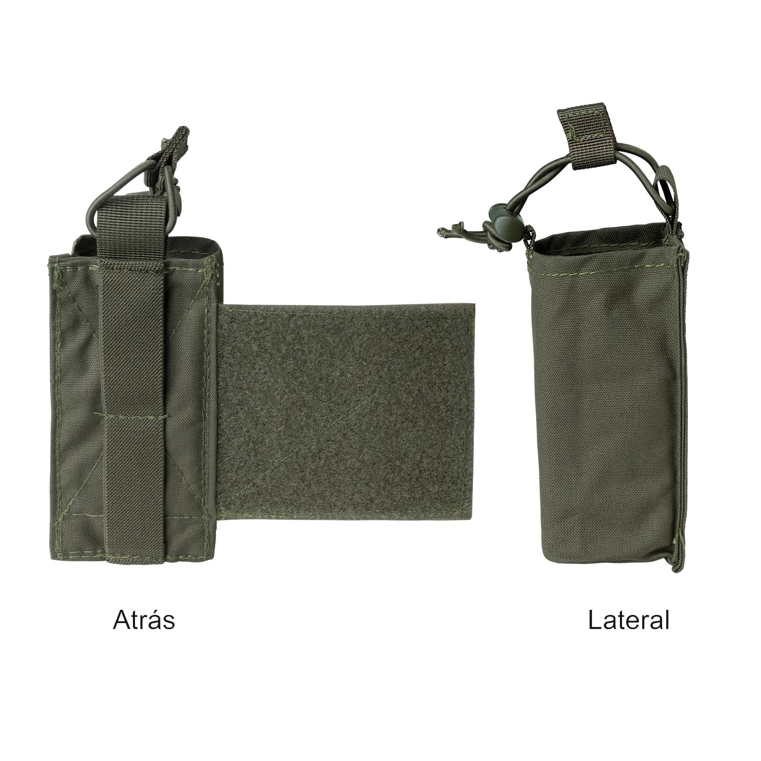 Pochette radio tactique IDOGEAR 3317-D pêche - Porte talkie-walkie extensible camouflage