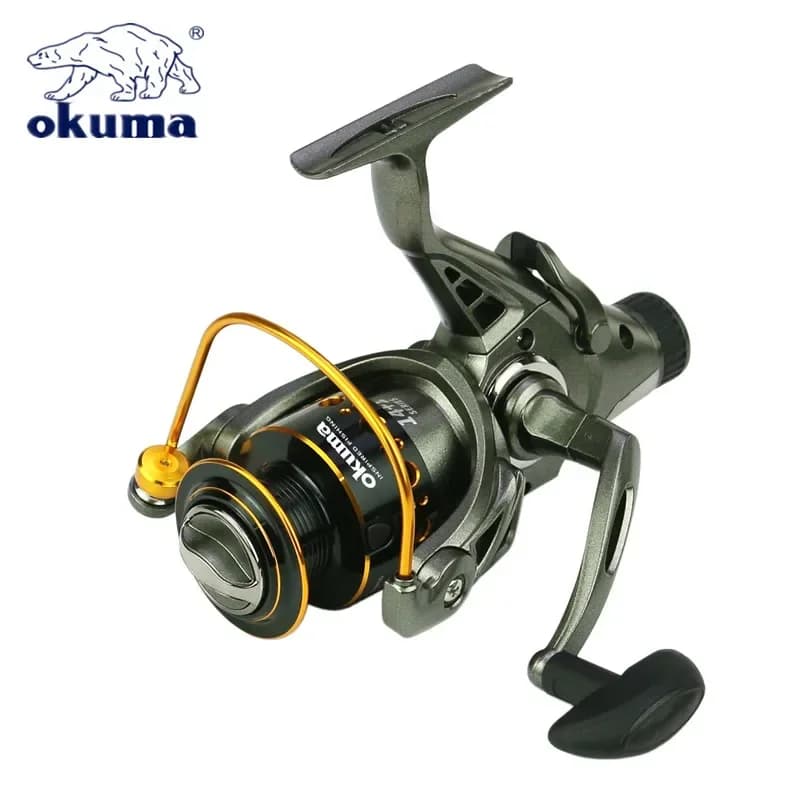 Moulinet pêche OKUMA frein double release avant arrière 12kg drag pêche mer 4.9:1 haute vitesse 3000 6000