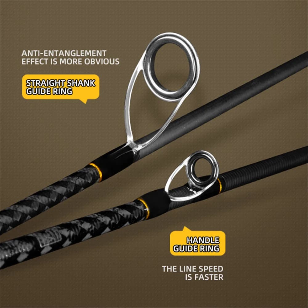 Canne jigging light ROLLFISH carbone bateau 2 sections 127-141g 1.68-1.98m pêche leurres mer