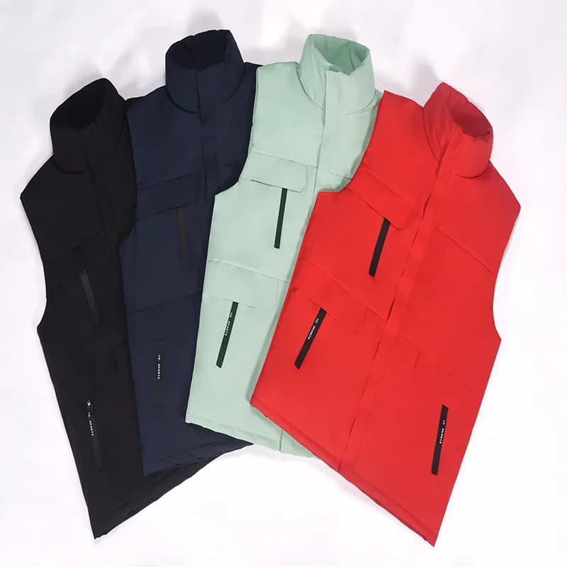 Veste personnalisable logo pêche - Col montant softshell - Veste zippée randonnée pêche