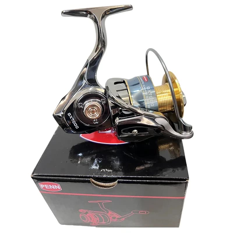 Moulinet de pêche PENN GX1000 à 7000 avec 13+1 roulements, frein 25KG et offre cadeau fil PE