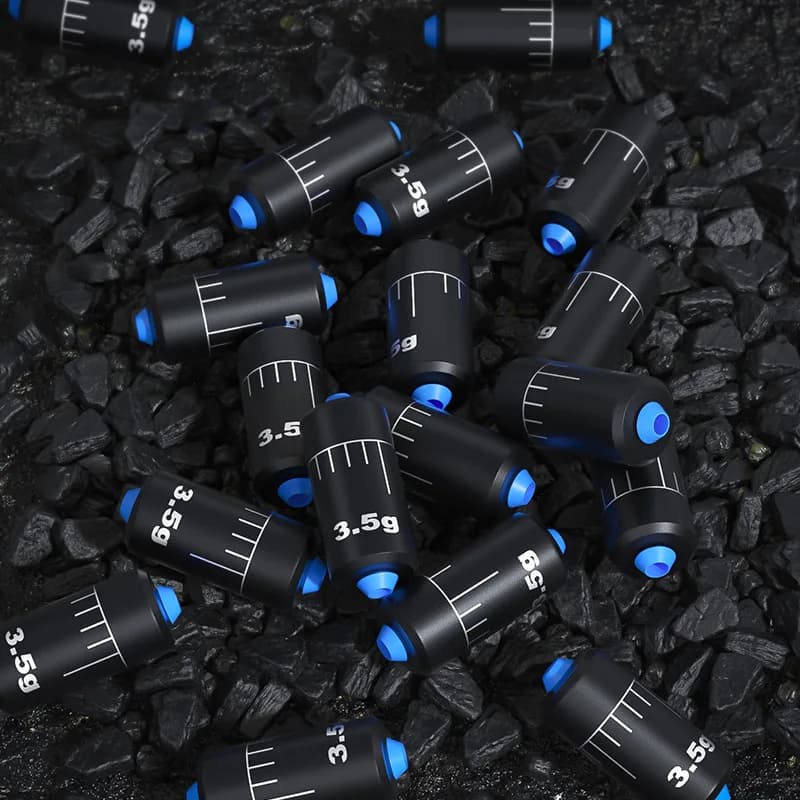 Plombs de pêche plombés 1.5g à 3.5g - 100 pièces pour lancer loin et précis - Poids étalonnés