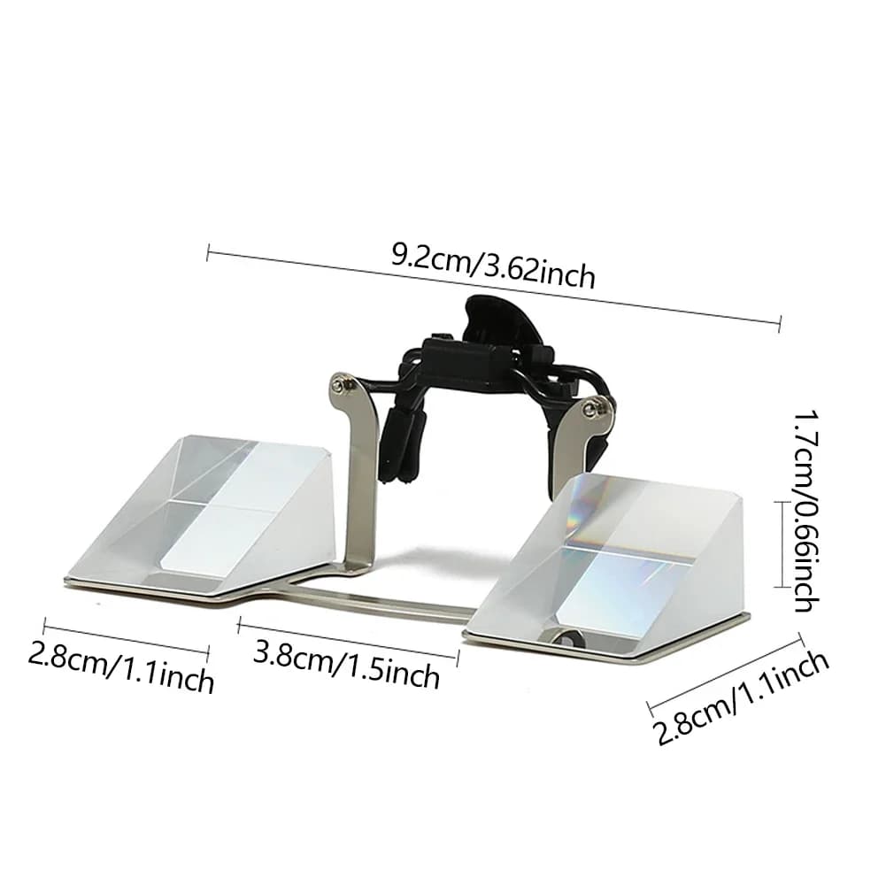 Lunettes clip pêche - Système clip pour myopes, légères pour escalade et pêche en rivière