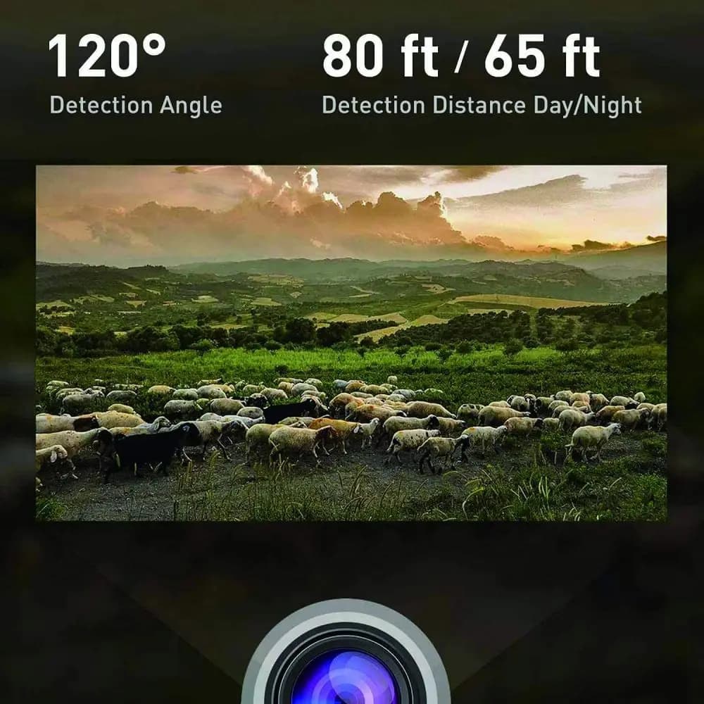 Caméra trail mini HD4K infrarouge faible lueur 48MP étanche IP66 pour piégeage game wildlife