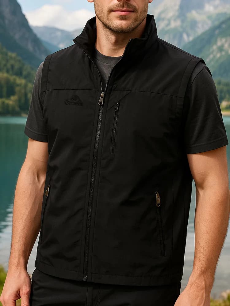 Gilet de pêche homme sans manches mesh respirant - Veste été séchage rapide randonnée extérieure tailles S-6XL