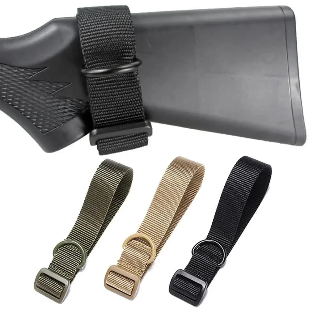 Adaptateur sangle crosse airsoft tactique multifonction AR15 pêche fixation