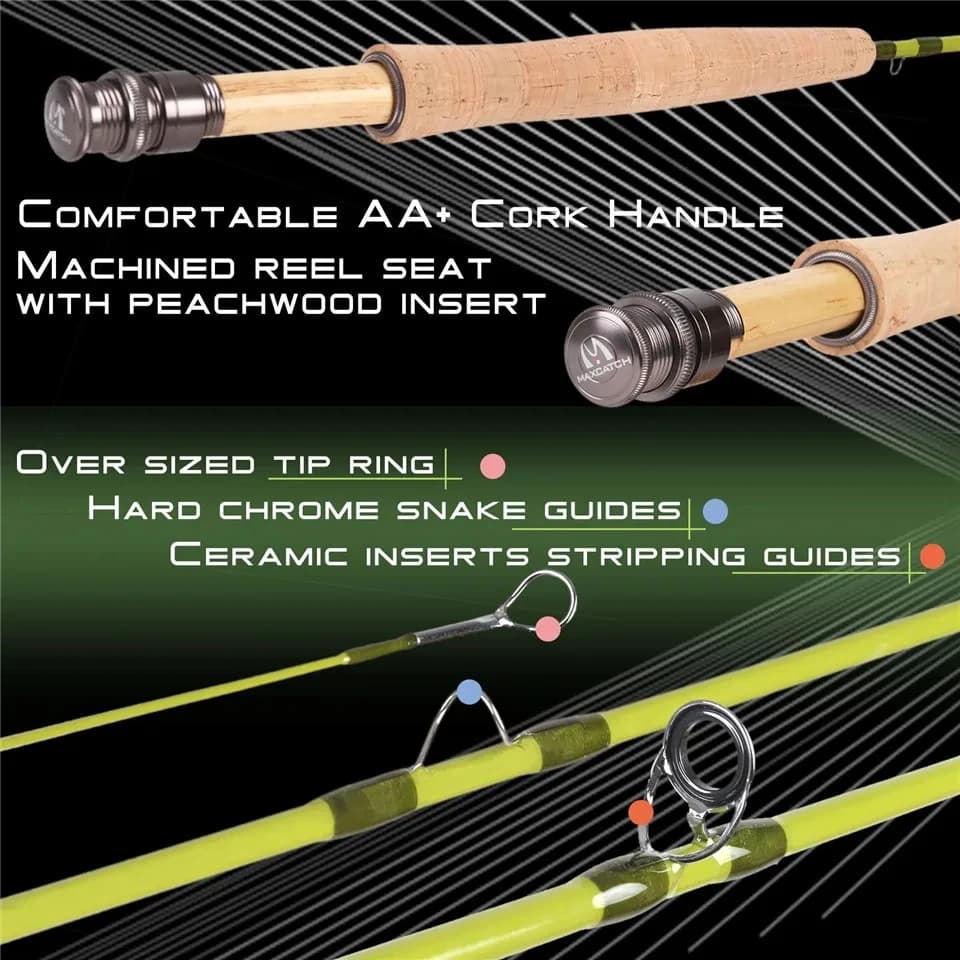 Canne Maximumcatch Ultra Lite 1-4WT 6-7.9ft action medium fast - Parfaite pour les petits ruisseaux et streamers