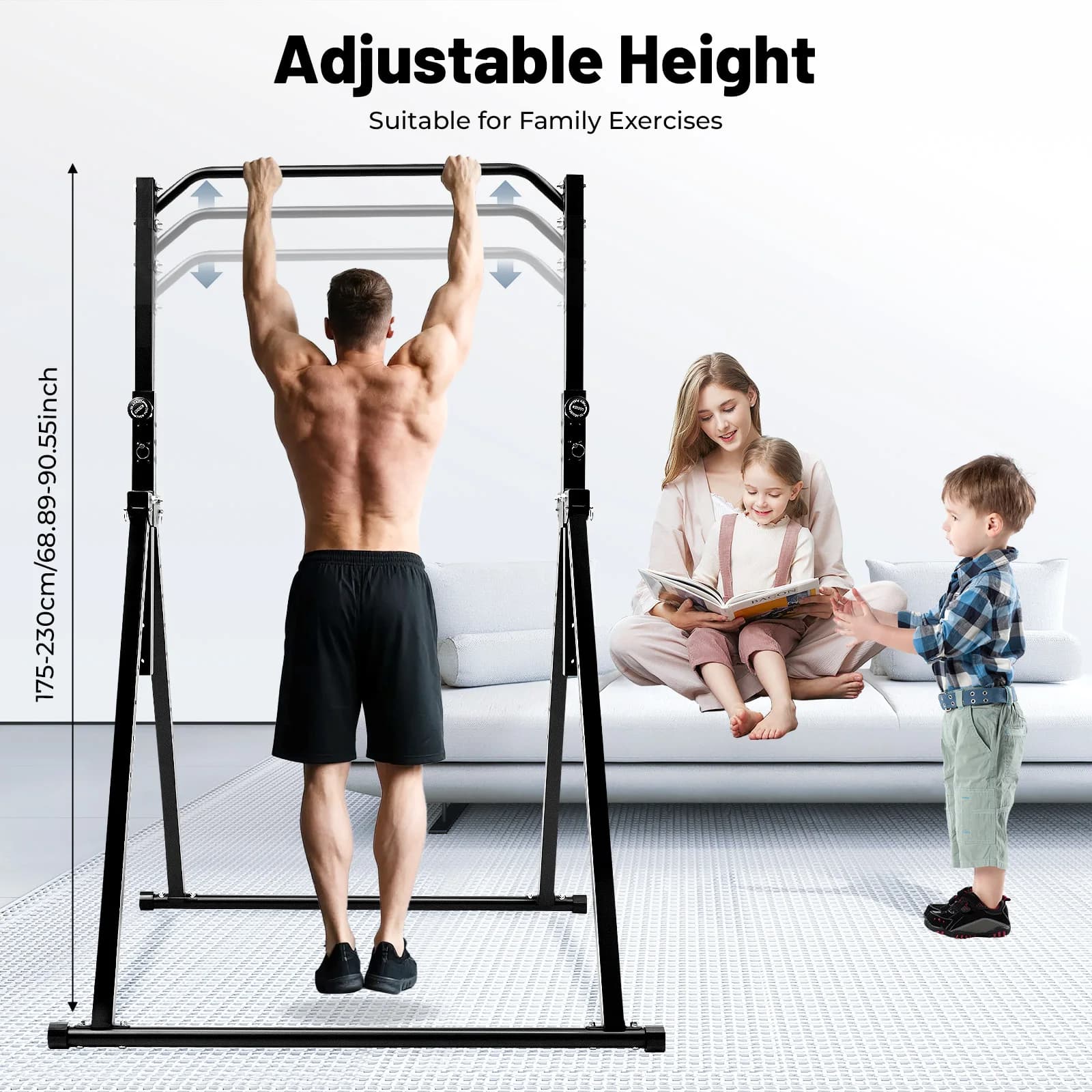 Tour de puissance triangulaire pliable - Station traction multifonction ajustable - Équipement fitness pêche