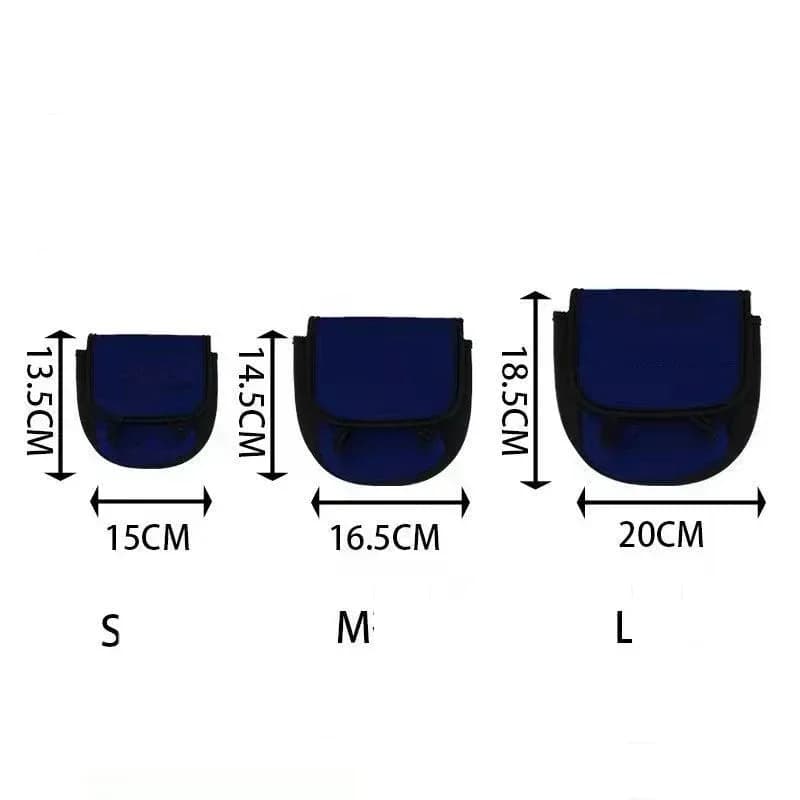 Sac moulinet pêche ultra-léger, housse de protection leurre, étui spinning/baitcaster S,M,L