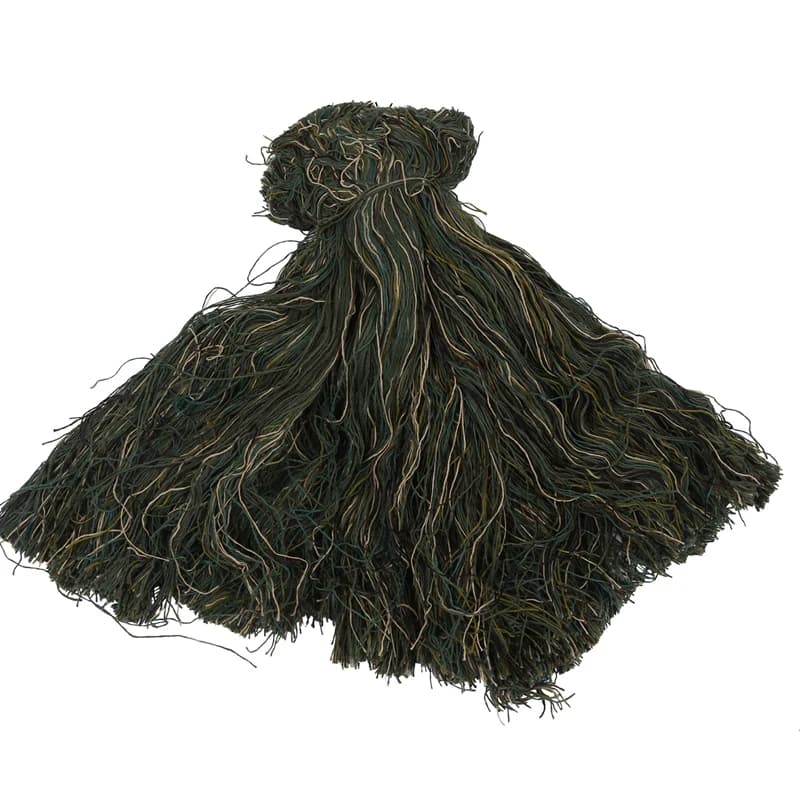 Fil camouflage ghillie suit - Accessoire pêche pour création tenue camouflage personnalisée ultra-discrète