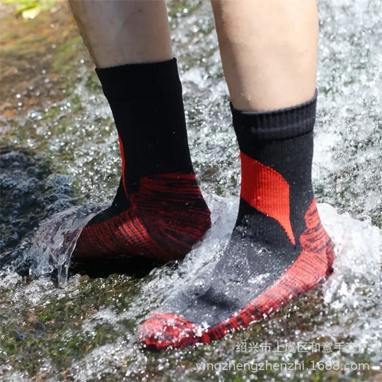 Chaussettes imperméables respirantes pour randonnée hiver pêche ski camping chaudes confortables