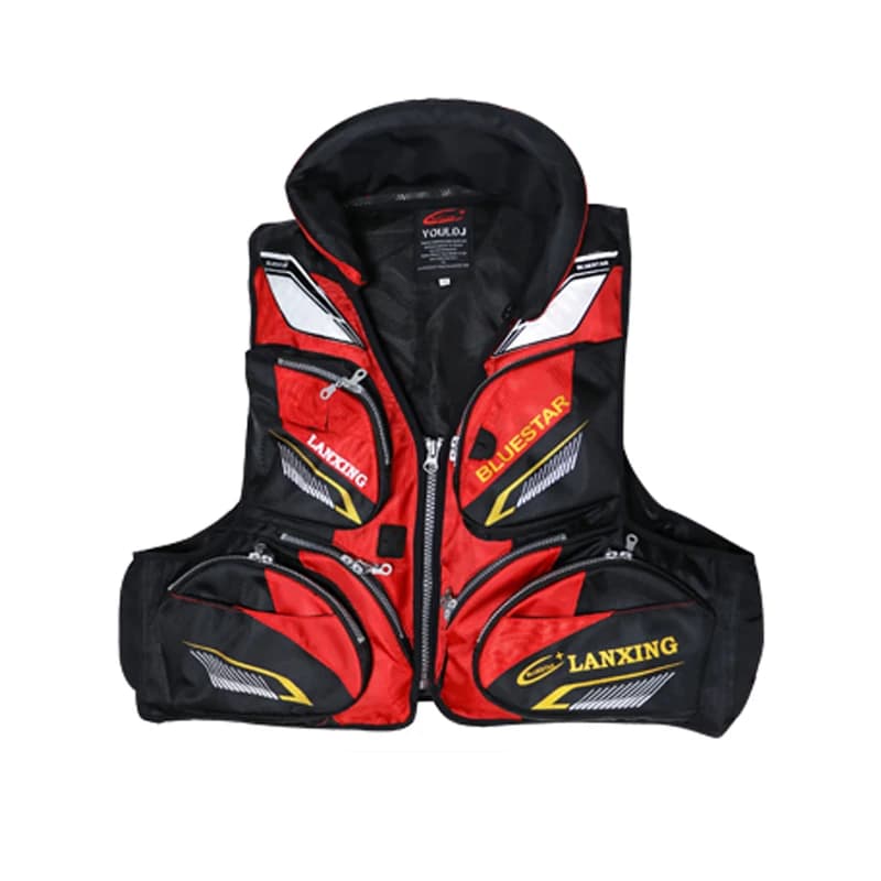 Veste de pêche rock J45 avec flottabilité 7.5kg - Veste multifonction homme pour pêche en mer et navigation
