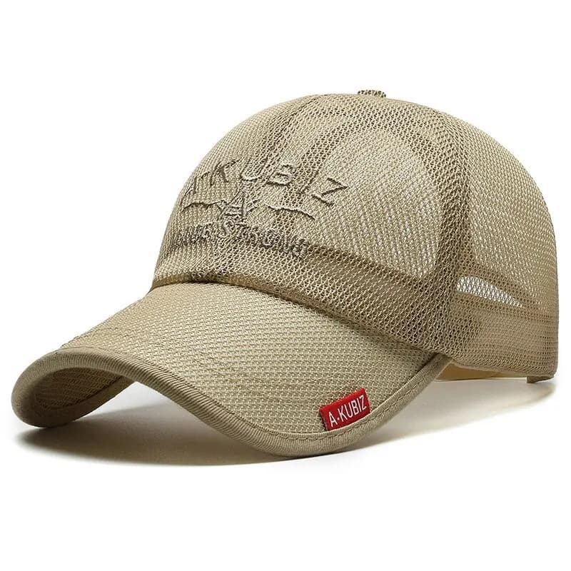 Casquette mesh baseball brodée été homme femme visière protection solaire extérieure lettre
