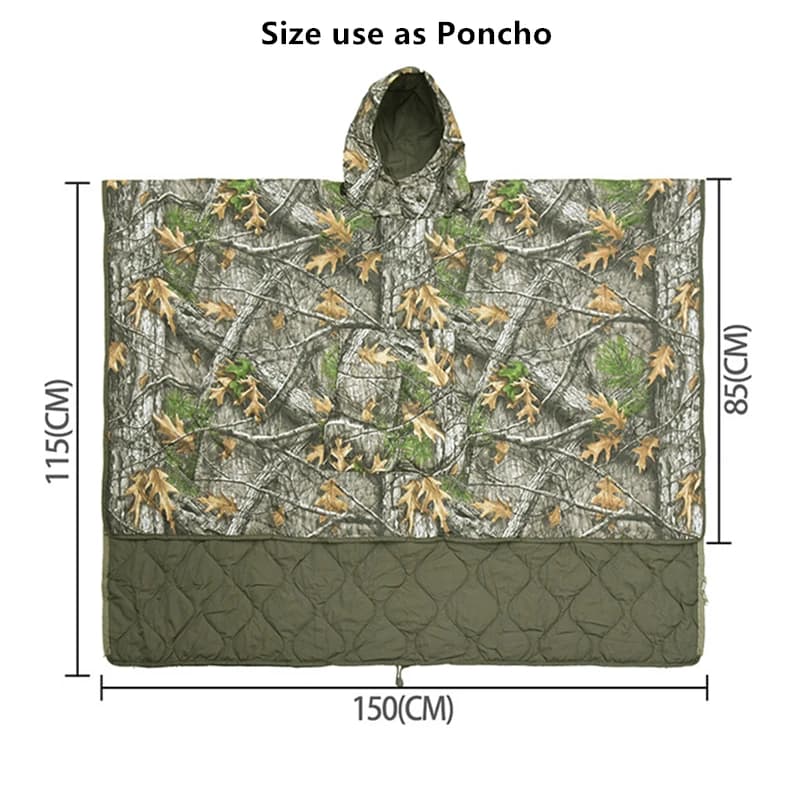 Combinaison ghille imperméable pêche couverture chaude sac de couchage uniforme tactique airsoft équipement camping