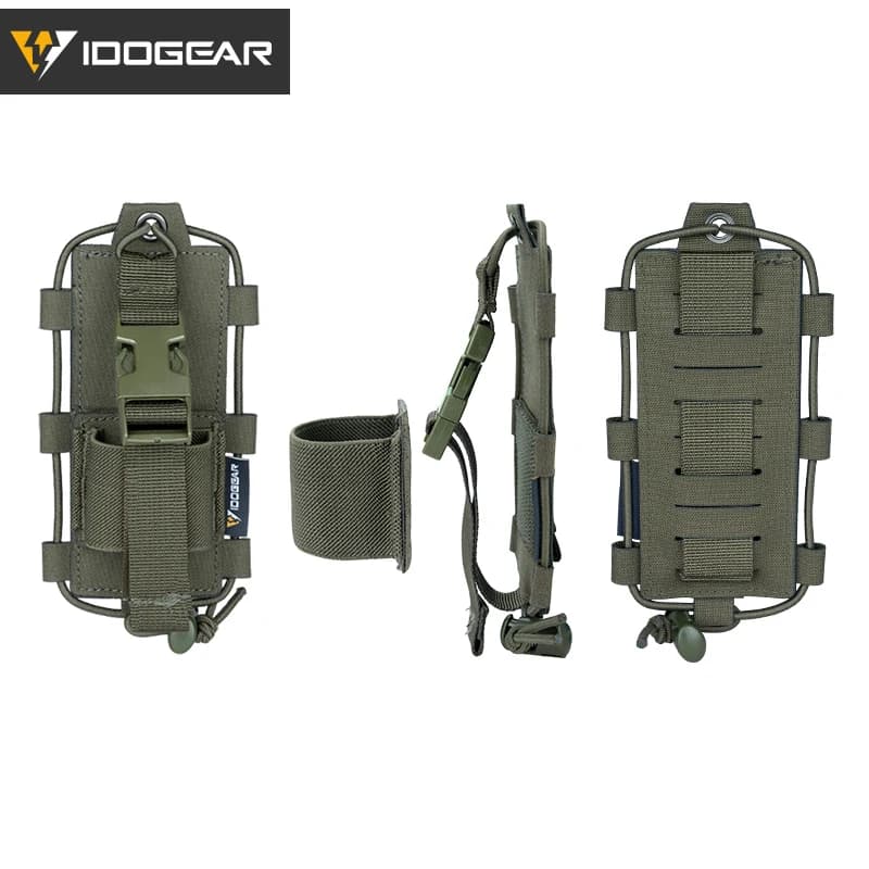 Poche radio tactique IDOGEAR pour Baofeng - Pouch MOLLE talkie-walkie pêche chasse