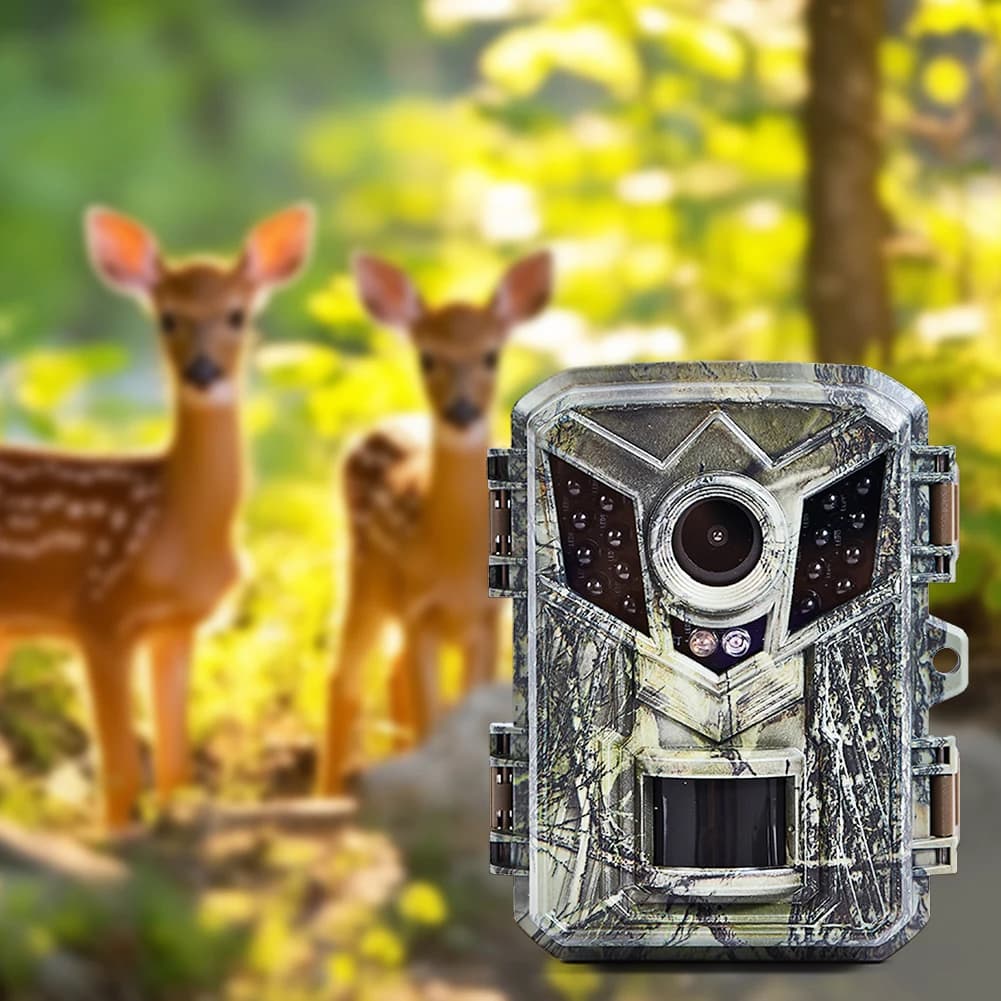 Mini caméra de chasse HD 1080P étanche vision nocturne - Pour traque extérieure et observation faune sauvage