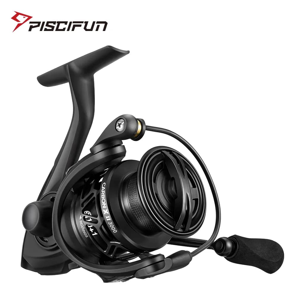 Moulinet spinning Piscifun Carbon X II 156g - 10+1 roulements frein 10kg pour pêche ultralégère précise