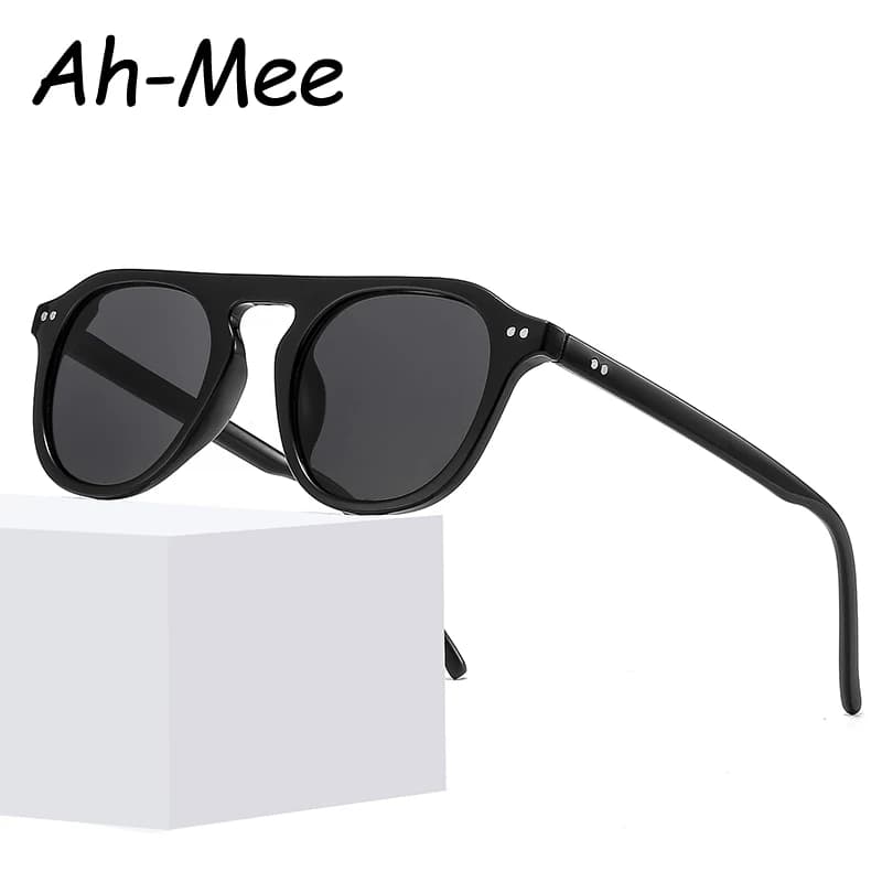 Lunettes steampunk pêche - Monture ovale vintage avec rivets pour pêche alternative et créative